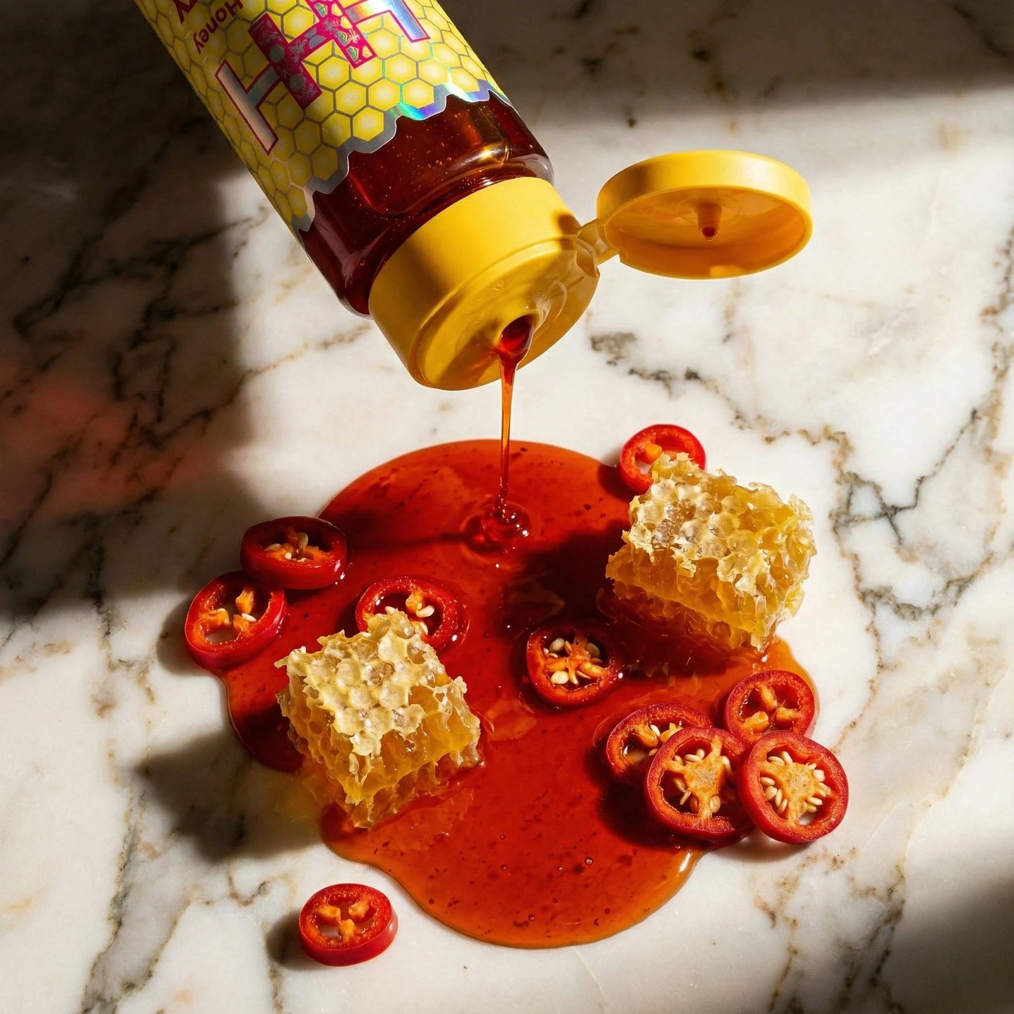 BEST SELLING 2 Pack.  1 bottle Hot Honey, 1 bottle TRUFFLE Hot Honey