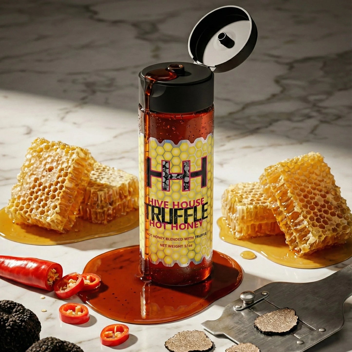 2 Pack Hive House TRUFFLE Hot Honey