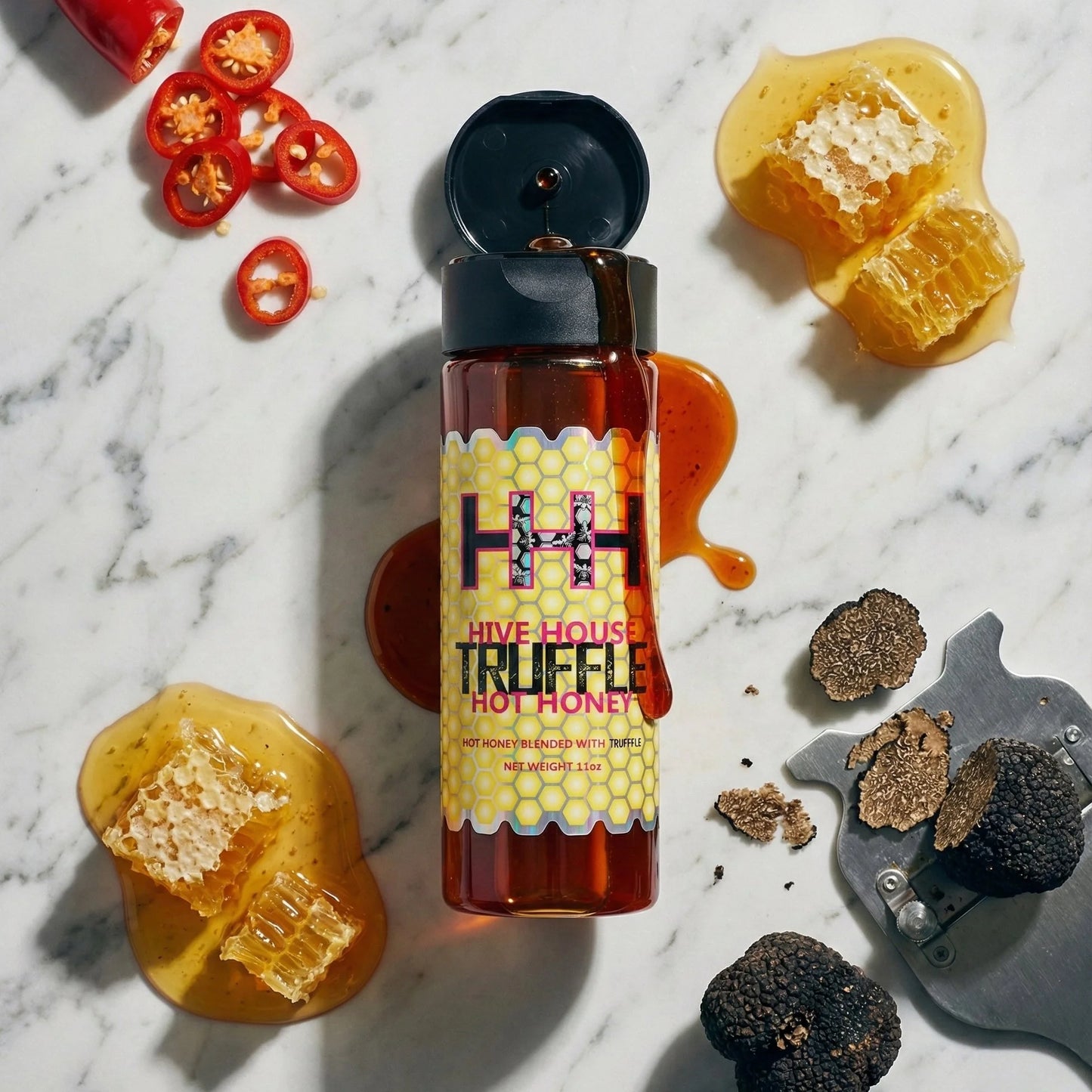 2 Pack Hive House TRUFFLE Hot Honey