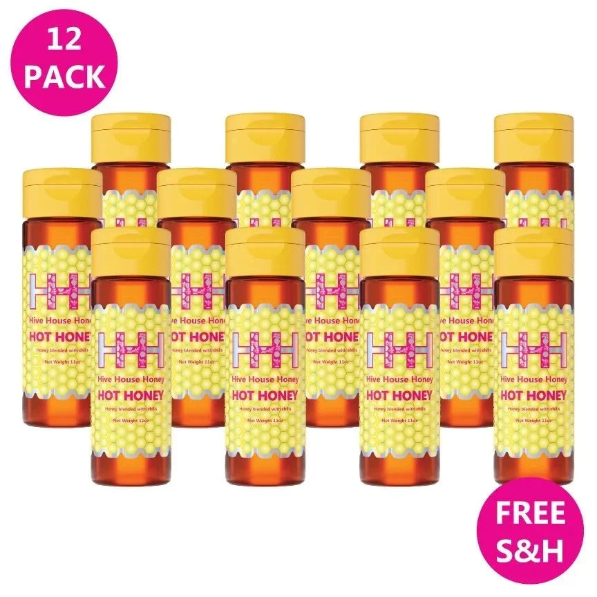 12 Pack of Hive House Hot Honey